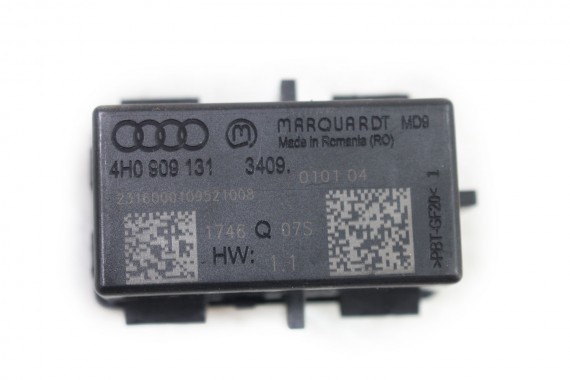 AUDI A6 A7 A8 STEROWNIK MODUŁ KESSY 4H0909131 4H0 909 131 cewka odczytu transpondera kluczyka FL LIFT 4G C7 4H D4 4H0909131