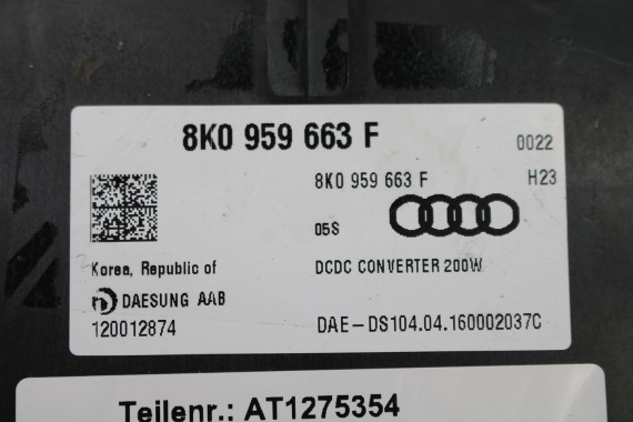 AUDI SKODA STABILIZATOR NAPIĘCIA 8K0959663F 8K0959663 8K0 959 663 8K0959663B 8K0959663F 8K0959663 8K0959663F 8K0959663 8K0959663