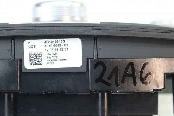 AUDI A6 A7 PANEL GAŁKA STEROWANIA MMI 4G1919610G 4G1 919 610 G 4G1919610F 3G 3G+ 4G z touchpadem radia navi 4G1919610G 4G1919610