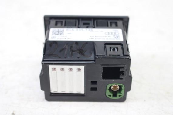 AUDI A6 PORT USB PRZYŁĄCZE 81A035736 81A 035 736 gniazdo USB AUX 4G A7 gniazda złącza złącze 2*USB 81A035736 81A035736 81A035736