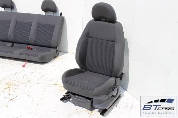VW AMAROK FOTELE KOMPLET FOTELI siedzeń siedzenia fotel tapicerka 2H welur kolor antacyt 1166 kilometrów
