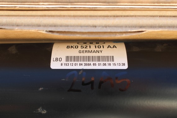 AUDI A4 A5 WAŁ KARDANA NAPĘDOWY 8K0521101AA 8K0 521 101 8K 8T 4*4 Quattro napęd osi tył 4X4 8K0521101AA 8K0521101AA 8K0521101AA