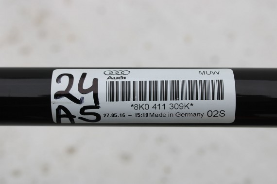 AUDI A4 A5 DRĄŻEK STABILIZATORA 8K0411309K 8K0 411 309 K DRĄŻEK PRZÓD PRZEDNI STABILIZATOR 8K B8 8T 8K0411309K 8K0411309P