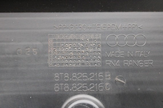 AUDI A5 OSŁONA WYKŁADZINA PODWOZIA 8T8825215B 8T8825216B PODŁOGI 8T8825216C LIFT 8T 8T8825216B 8T8825216C 8T8825215B 8T8825215B
