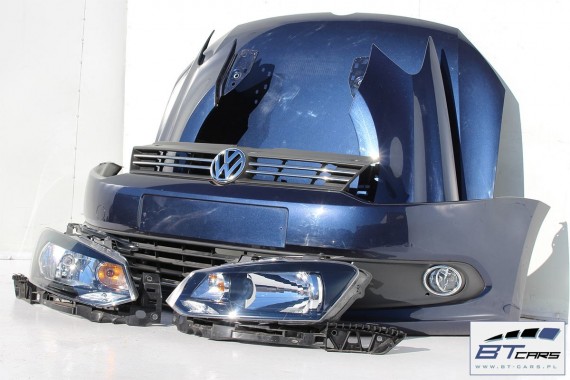 VW POLO SEDAN LH5X PRZÓD maska błotniki zderzak pas przedni lampy wzmocnienie błotnik lampa Kolor: LH5X - niebieski 6R KOMPLETNY