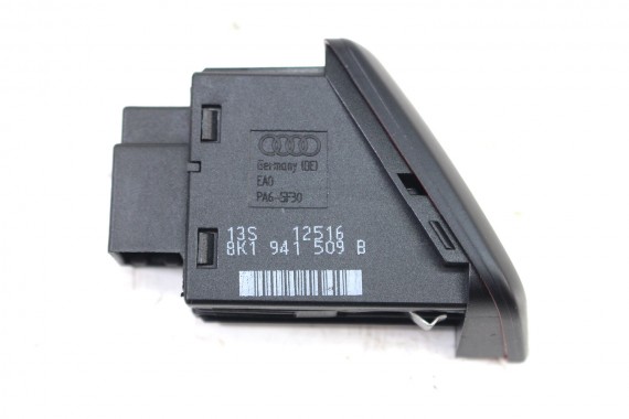 AUDI A4 A5 PRZYCISK ŚWIATEŁ AWARYJNYCH 8K1941509B 8K1941509 8K1 941 509 V10 czarny 8K 8T włącznik 8K1941509B 8K1941509 8K1941509