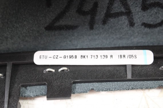 AUDI A4 A5 Q5 FL LIFT GAŁKA ZMIANY BIEGÓW 8K1713139R 8K1 713 139 R 8K B8 8T IBR czarny mieszek 8K1713139R 8K1713139R 8K1713139