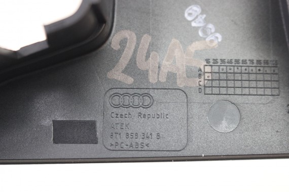 AUDI A4 A5 WYKOŃCZENIE 8T1858341B 8T1858341B ZAŚLEPKA OSŁONA KONSOLI KAPA 8K B8 8T listwa deski 8T1 858 341 B FL LIFT 8T1858341