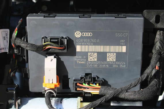 AUDI A6 FOTELE KOMPLET FOTELI siedzeń siedzenia fotel tapicerka 4G skóra kolor czarny FL LIFT kanapa siedzisko oparcie fotel C7