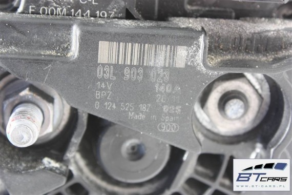 VW AUDI SKODA SEAT ALTERNATOR 03L903023 03L903023X 03L 903 023 X 14V 140A 140A BOSCH 124525187 0124525187 03L903023A 03L903024