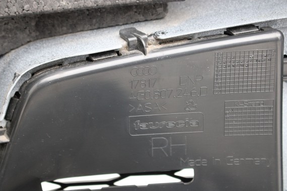 AUDI A6 FL LIFT PRZÓD maska błotniki zderzak pas przedni lampy wzmocnienie FULL LED 4G 2015- 2Y2Y 	LS9R 	Gletscherweiss Biały