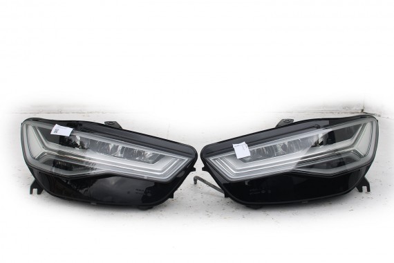 AUDI A6 FL LIFT PRZÓD maska błotniki zderzak pas przedni lampy wzmocnienie FULL LED 4G 2015- 2Y2Y 	LS9R 	Gletscherweiss Biały