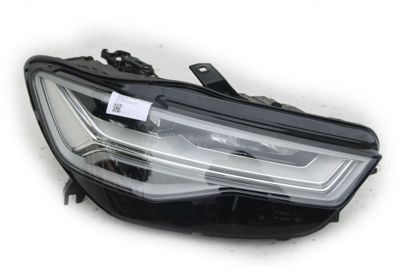 AUDI A6 FL LIFT PRZÓD maska błotniki zderzak pas przedni lampy wzmocnienie FULL LED 4G 2015- 2Y2Y 	LS9R 	Gletscherweiss Biały