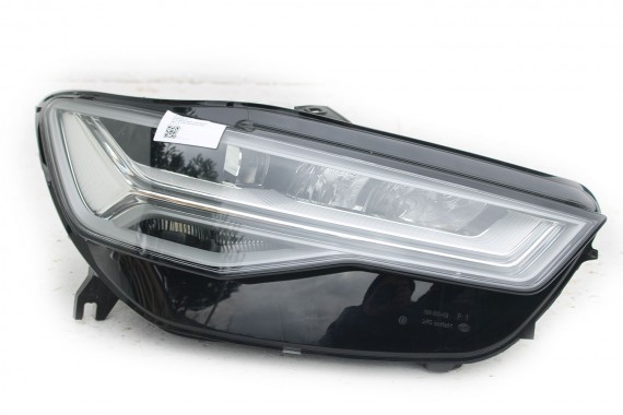 AUDI A6 FL LIFT PRZÓD maska błotniki zderzak pas przedni lampy wzmocnienie FULL LED 4G 2015- 2Y2Y 	LS9R 	Gletscherweiss Biały