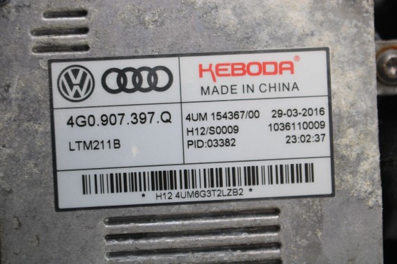 AUDI A6 FL LIFT PRZÓD maska błotniki zderzak pas przedni lampy wzmocnienie FULL LED 4G 2015- 2Y2Y 	LS9R 	Gletscherweiss Biały