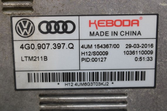AUDI A6 FL LIFT PRZÓD maska błotniki zderzak pas przedni lampy wzmocnienie FULL LED 4G 2015- 2Y2Y 	LS9R 	Gletscherweiss Biały