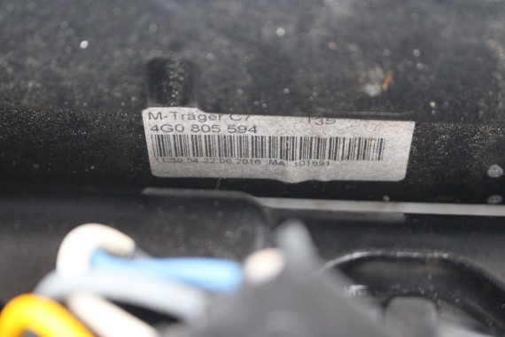 AUDI A6 FL LIFT PRZÓD maska błotniki zderzak pas przedni lampy wzmocnienie FULL LED 4G 2015- 2Y2Y 	LS9R 	Gletscherweiss Biały