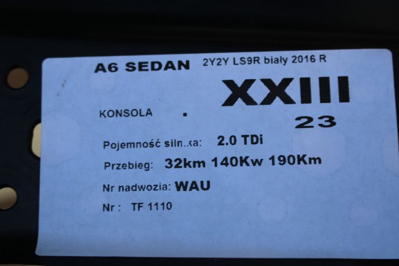 AUDI A6 KONSOLA DESKA ROZDZIELCZA KOKPIT 4G1857001E 4G1857001 PULPIT HEAD UP 4G 4G1858005 4G8857069 4G1857001E 4G1857001 C7 LIFT