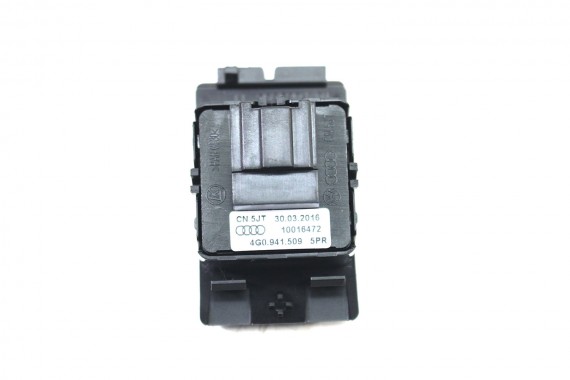 AUDI A6 A7 PRZYCISK ŚWIATEŁ AWARYJNYCH 4G0941509 4G0 941 509 5PR czarny soul 4G C7 Przełącznik systemu ostrzegawczego 4G0941509