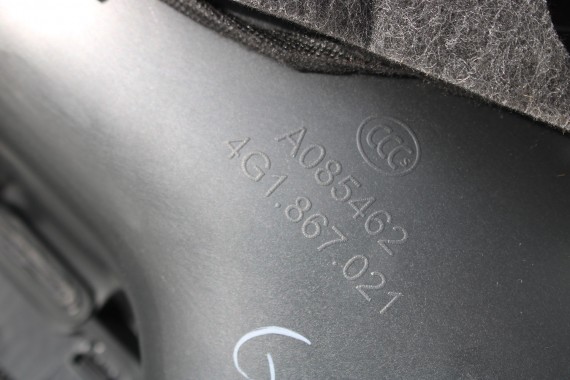 AUDI A6 FOTELE KOMPLET FOTELI siedzeń siedzenia fotel tapicerka 4G skóra kolor czarny FL LIFT kanapa siedzisko oparcie fotel C7