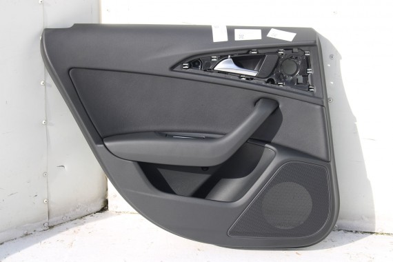 AUDI A6 FOTELE KOMPLET FOTELI siedzeń siedzenia fotel tapicerka 4G skóra kolor czarny FL LIFT kanapa siedzisko oparcie fotel C7