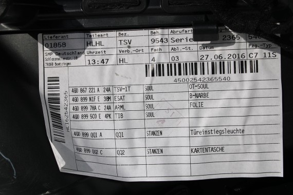 AUDI A6 FOTELE KOMPLET FOTELI siedzeń siedzenia fotel tapicerka 4G skóra kolor czarny FL LIFT kanapa siedzisko oparcie fotel C7