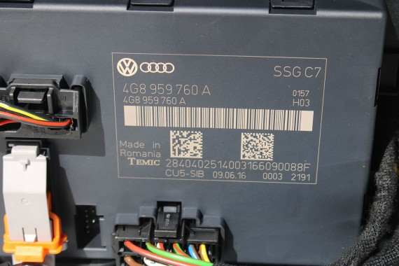 AUDI A6 FOTELE KOMPLET FOTELI siedzeń siedzenia fotel tapicerka 4G skóra kolor czarny FL LIFT kanapa siedzisko oparcie fotel C7
