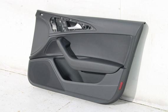 AUDI A6 FOTELE KOMPLET FOTELI siedzeń siedzenia fotel tapicerka 4G skóra kolor czarny FL LIFT kanapa siedzisko oparcie fotel C7