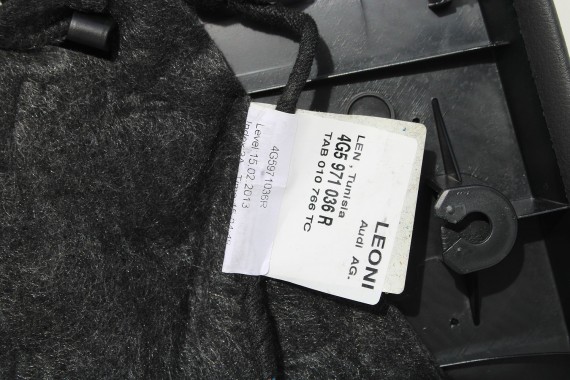AUDI A6 FOTELE KOMPLET FOTELI siedzeń siedzenia fotel tapicerka 4G skóra kolor czarny FL LIFT kanapa siedzisko oparcie fotel C7