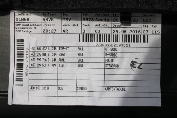 AUDI A6 FOTELE KOMPLET FOTELI siedzeń siedzenia fotel tapicerka 4G skóra kolor czarny FL LIFT kanapa siedzisko oparcie fotel C7