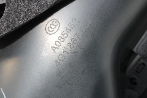 AUDI A6 FOTELE KOMPLET FOTELI siedzeń siedzenia fotel tapicerka 4G skóra kolor czarny FL LIFT kanapa siedzisko oparcie fotel C7