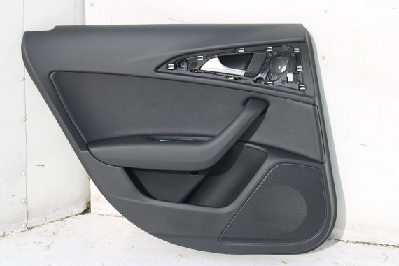 AUDI A6 FOTELE KOMPLET FOTELI siedzeń siedzenia fotel tapicerka 4G skóra kolor czarny FL LIFT kanapa siedzisko oparcie fotel C7