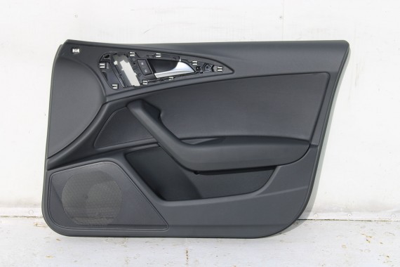 AUDI A6 FOTELE KOMPLET FOTELI siedzeń siedzenia fotel tapicerka 4G skóra kolor czarny FL LIFT kanapa siedzisko oparcie fotel C7