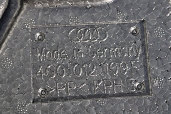 AUDI A6 4G C7 STYROPIAN PODŁOGA BAGAŻNIKA 4G0012109F tapicerka wykończenie 4G0 012 109 wnęka pianka wkład 4G0012109F 4G0012109F