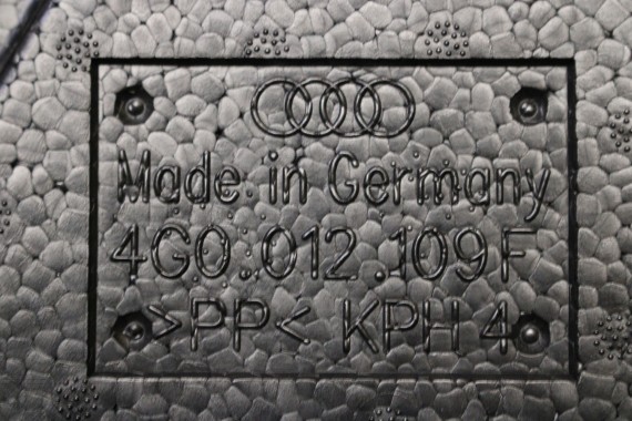 AUDI A6 4G C7 STYROPIAN PODŁOGA BAGAŻNIKA 4G0012109F tapicerka wykończenie 4G0 012 109 wnęka pianka wkład 4G0012109F 4G0012109F