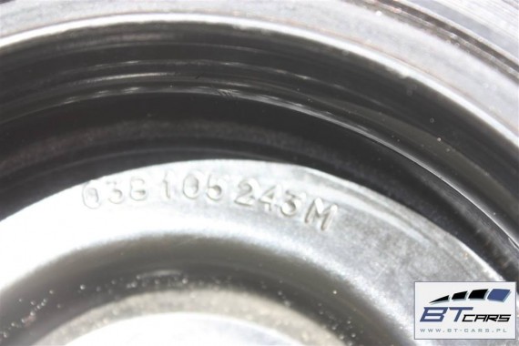 AUDI VW SKODA KOŁO PASOWE 038105243M 038 105 243 M TŁUMIK DRGAN SKRĘTNYCH 038105243M 038105243M 038105243M 038105243M 038105243