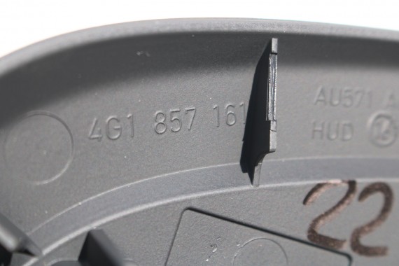 AUDI A6 A7 NAKŁADKA KONSOLI HEAD-UP 4G1857161 obudowa ramka konsoli kolor 6PS SOUL czerń 4G1 857 161 4G nakładka 4G1857161