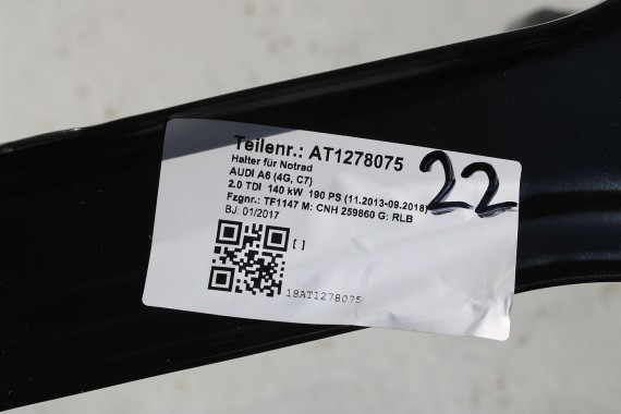 AUDI A6 A7 MOCOWANIE KOŁA ZAPASOWEGO 4G0802715 + śruba mocująca 4G0803899 4G C7 4G8 4G0 802 715 4G0 803 899 4G0802715