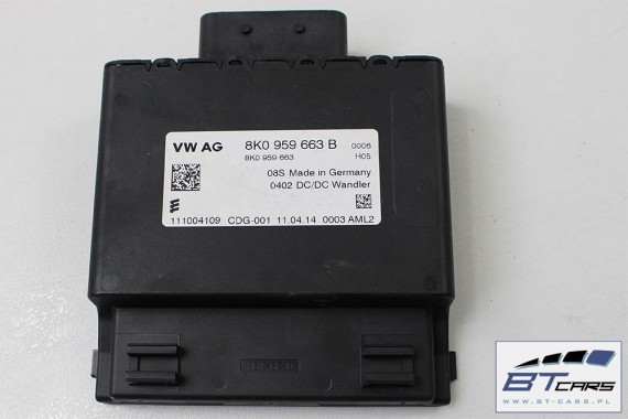 AUDI SEAT SKODA STABILIZATOR NAPIĘCIA 8K0959663B 8K0959663 8K0 959 663 B 8K0959663F 8K0959663B 8K0959663 8K0959663B 8K0959663B