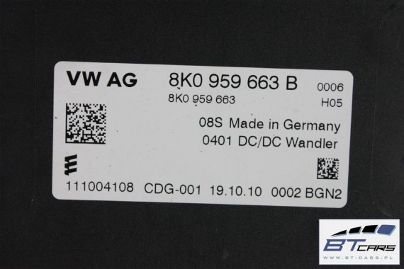 AUDI SEAT SKODA STABILIZATOR NAPIĘCIA 8K0959663B 8K0959663 8K0 959 663 B 8K0959663F 8K0959663B 8K0959663 8K0959663B 8K0959663B