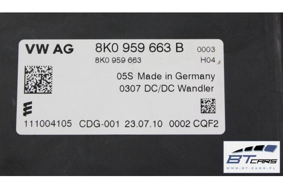 AUDI SEAT SKODA STABILIZATOR NAPIĘCIA 8K0959663B 8K0959663 8K0 959 663 B 8K0959663F 8K0959663B 8K0959663 8K0959663B 8K0959663B