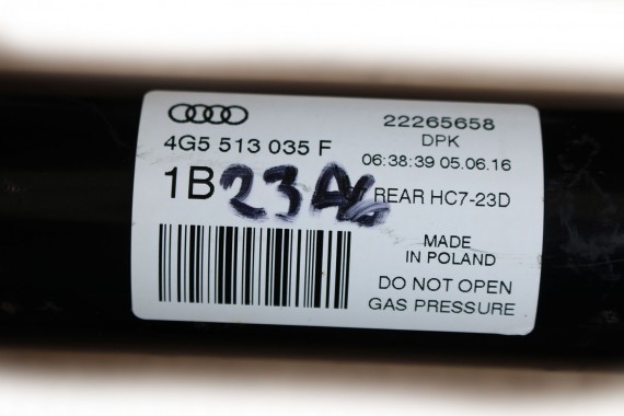 AUDI A6 4G AMORTYZATOR 4G0413031N TELESKOP PRZÓD amory mcpherson przedni 2 szt. amor 4G0413031N 4G0413031N 4G0413031 8K0411105