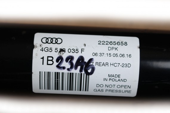 AUDI A6 4G AMORTYZATOR 4G5513035F TELESKOP tył amory mcpherson tylny 2 szt. amor 4G5 513 035 SEDAN  LIFT C7 8K0511115 4G5513035