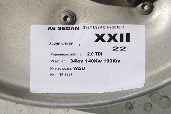 AUDI A6 4G BELKA ZAWIESZENIA TYLNA TYŁ 4G0505235AB 4G0 505 235 AB SANKI C7 wózek zawieszenia kołyska 4G0505235AB 4G0505235