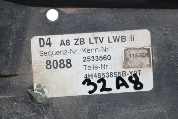 AUDI A8 D4 LISTWA PROGOWA 4H4853855B 4H4853856B 4H4 853 855 B próg 4H LY9T 0E0E 4H4853859B 4H48538860B LONG 4H4853855B 4H4853855