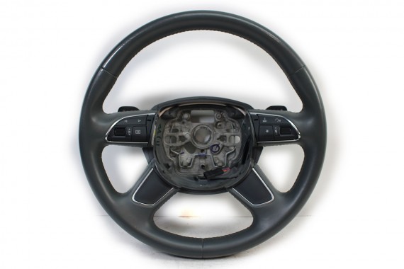 AUDI A6 A7 KIEROWNICA BIEGI SKÓRA 4G0419091P 4G0 419 091 P 4G C7 4G8 DB6 - stalowoszary 4G0419091E