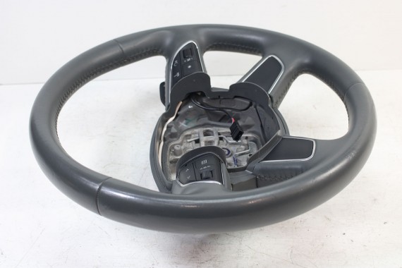 AUDI A6 A7 KIEROWNICA BIEGI SKÓRA 4G0419091P 4G0 419 091 P 4G C7 4G8 DB6 - stalowoszary 4G0419091E