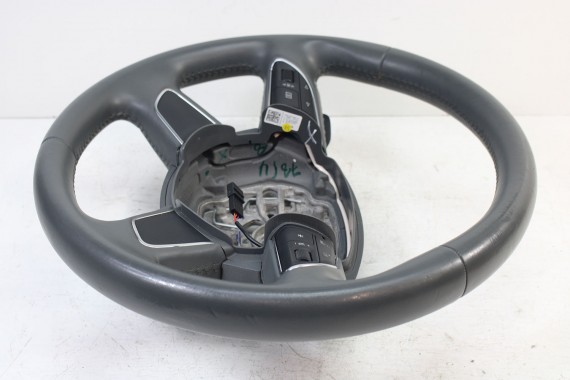 AUDI A6 A7 KIEROWNICA BIEGI SKÓRA 4G0419091P 4G0 419 091 P 4G C7 4G8 DB6 - stalowoszary 4G0419091E