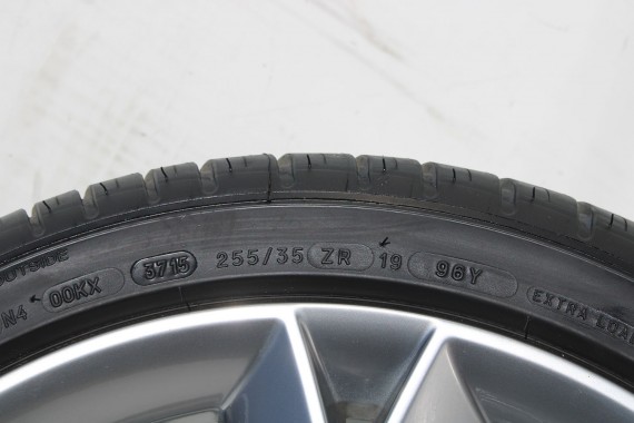 AUDI A4 A5 FELGI 19 cali OPONY KOŁA felga 8T0601025CK 8.5J*19H2 ET32 opona Michelin Pilot Sport 37 255/35/19 96Y lato 8K B8 8T