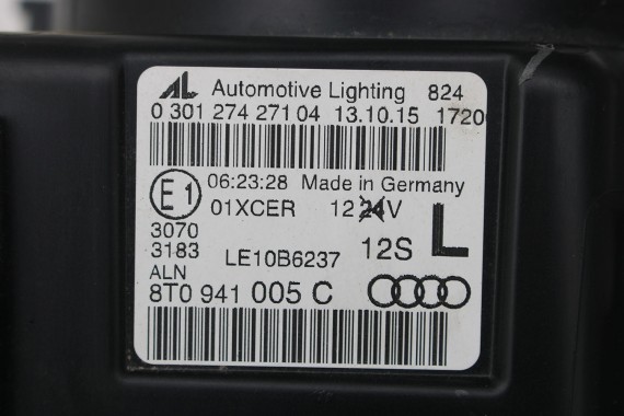 AUDI A5 LIFT PRZÓD 8T LY9C maska błotniki zderzak pas przedni wzmocnienie błotnik lampy Xenon Led T9T9 8T FL 8T0941005C S-LINE